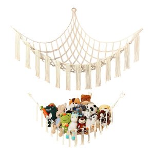 Red Macrame Para Colgar Organizadora Juguetes Mascotas