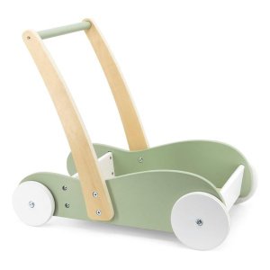 Caminador Carrito Andador Con Baul De Madera Infantil Bebé