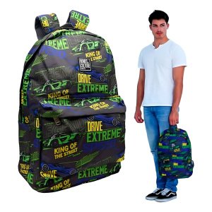 Mochila Bonus Culture Escolar Liceal Grande Impermeable