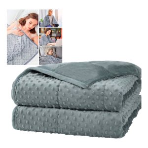 Manta Frazada Terapéutica Sensorial Con Peso Anti Estres Tea