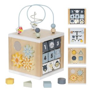 Cubo Didactico Montessori Sensorial Madera Bebe Infantil