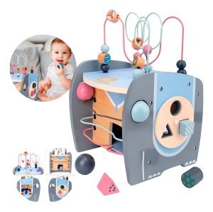 Cubo Actividad Didáctico Montessori Bebe Infantil Sensorial