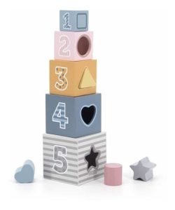 Bloques Apilables Madera Encastre Polarb- Cadaques Kids
