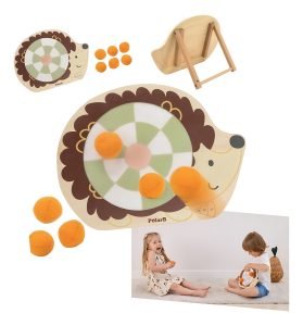 Juego Tiro Al Blanco Velcro Juguete Didáctico Niños Madera