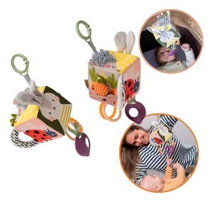 Cubo Didáctico Sensorial Estimulante Tela Juguete Montessori