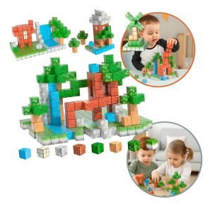 Bloques Magneticos Minecraft 88 Piezas Juguete Didactico